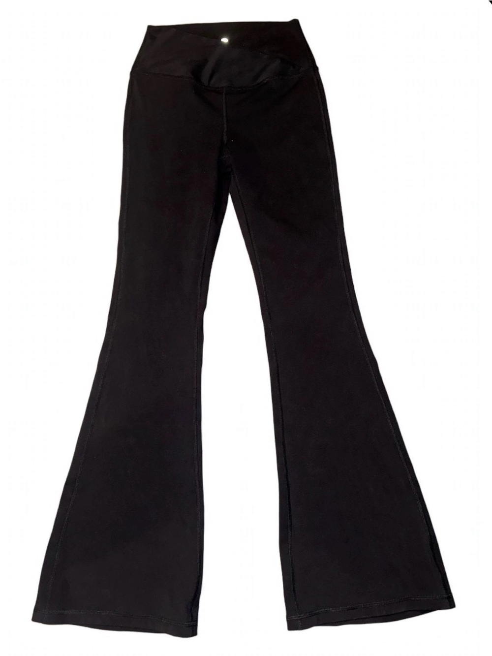 Yogalicious Black High-Rise Flare Yoga Pants